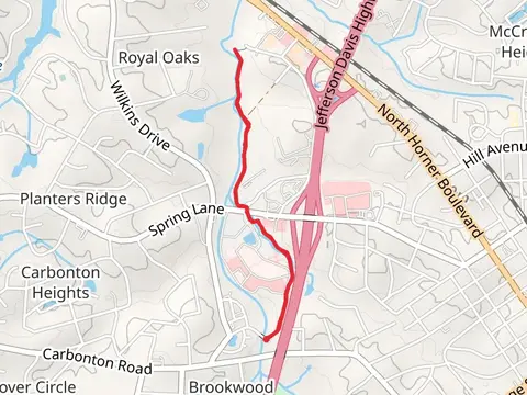 Walk along Big Buffalo Creek
