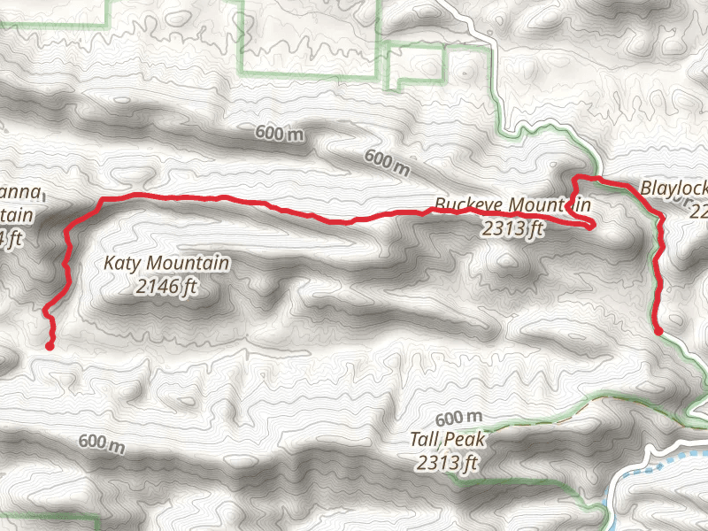 Buckeye Trail and Buckeye Mountain