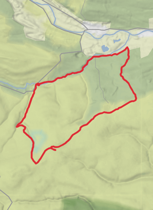 Elephant trees from hill end  mobile static map