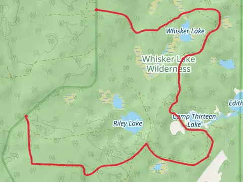 Whisker Lake Wilderness Trail