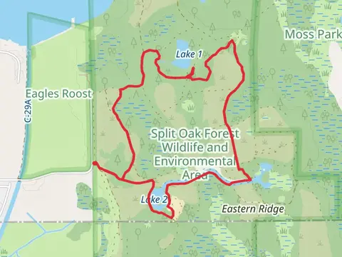 Lake 1 and Lake 2 Loop via Center Trail