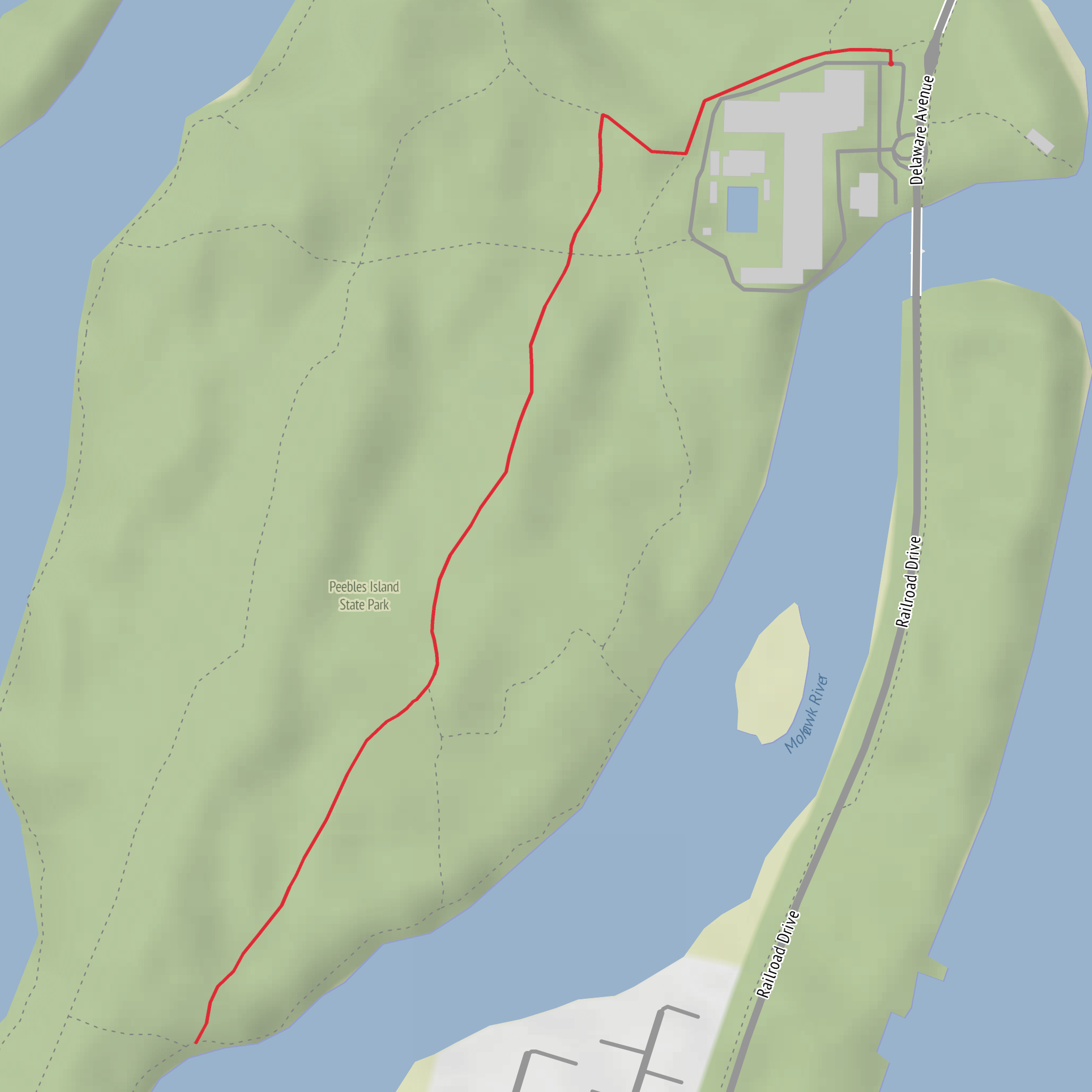 Deer Run Trail mobile static map