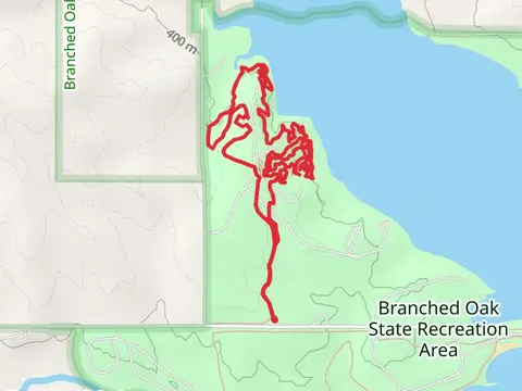Branched Oak Lake Westside and North Trail