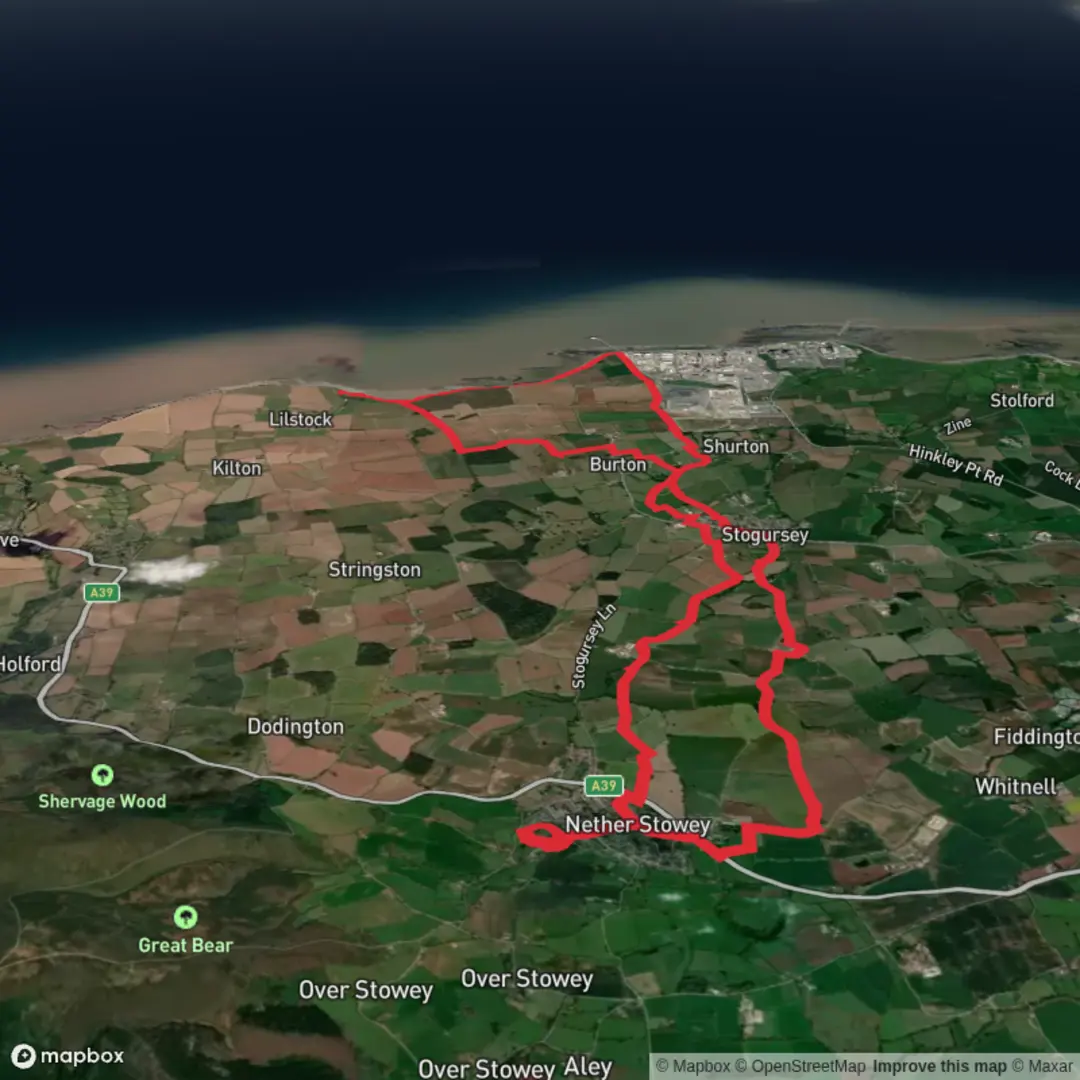 An image depicting the trail Castles and Coast Way and its surrounding area.