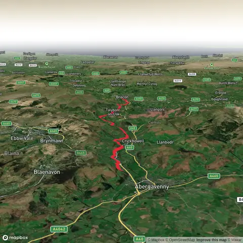 Canoe journey Govilion to Brecon