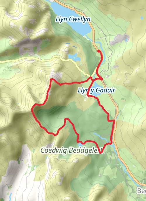 Rhyd ddu mobile static map