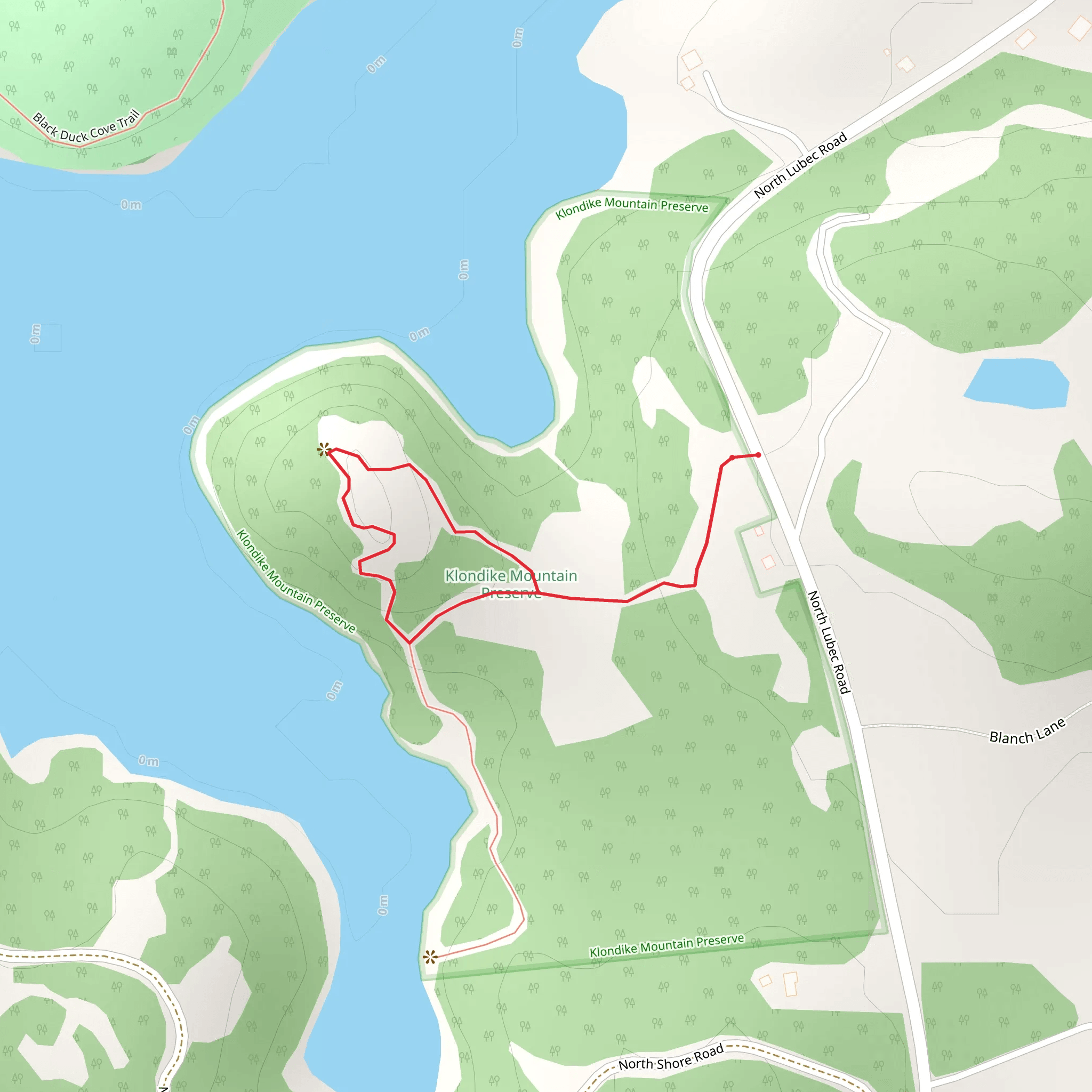Klondike Mountain Trail Loop mobile static map