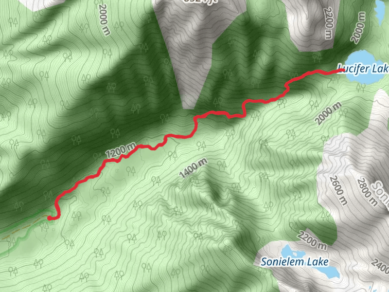 Lucifer Lake Trail
