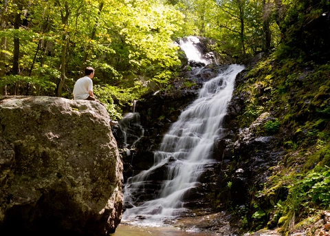 Overall Run Falls via Thompson Hollow Trail and Tuscarora Overall Run Trail