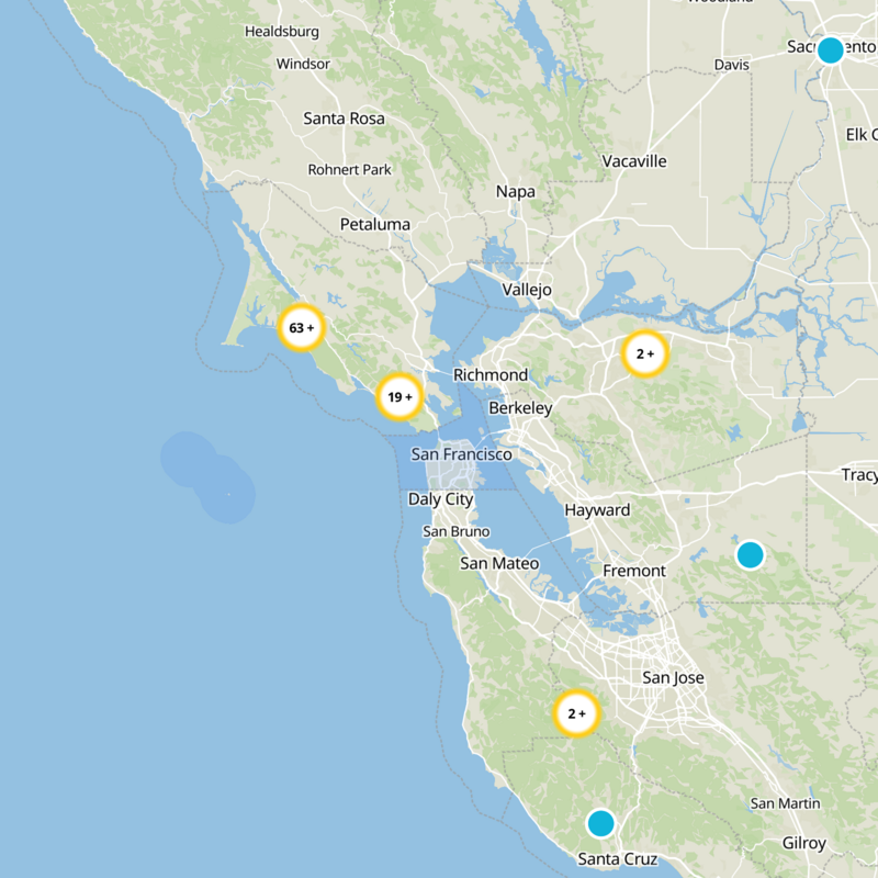 San Francisco County Static Map