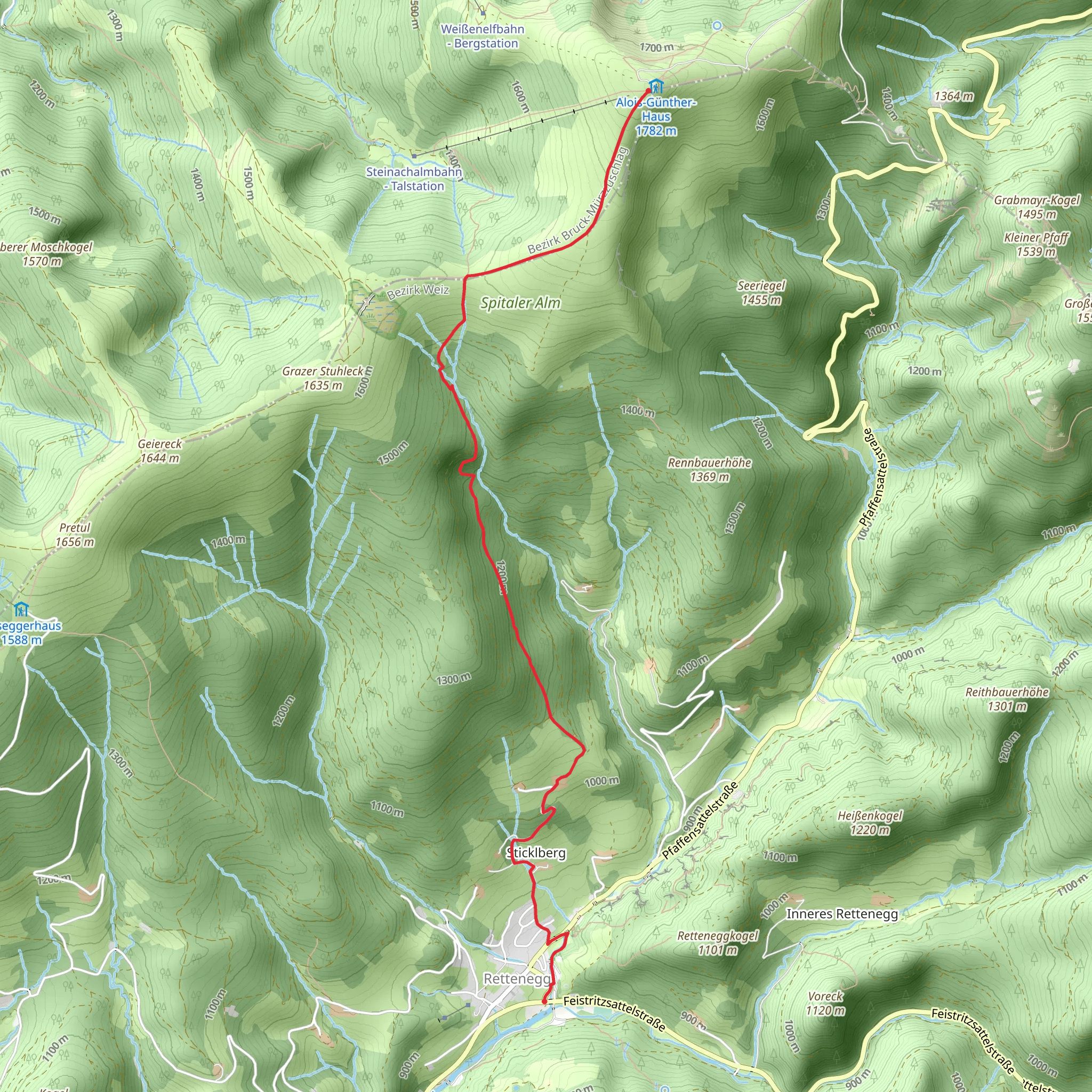 Planetary Path mobile static map