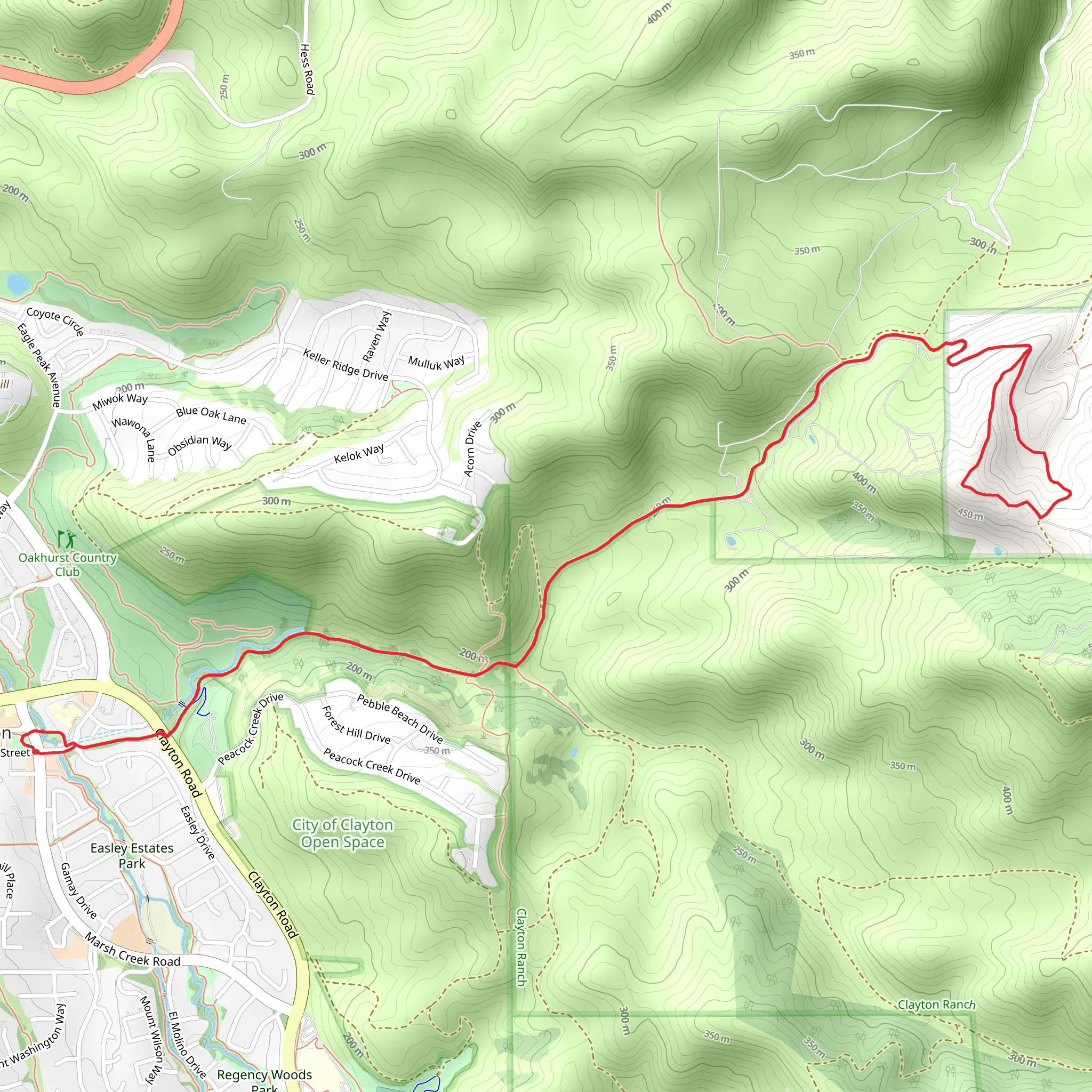 Cumberland Trail and ADT Trail mobile static map