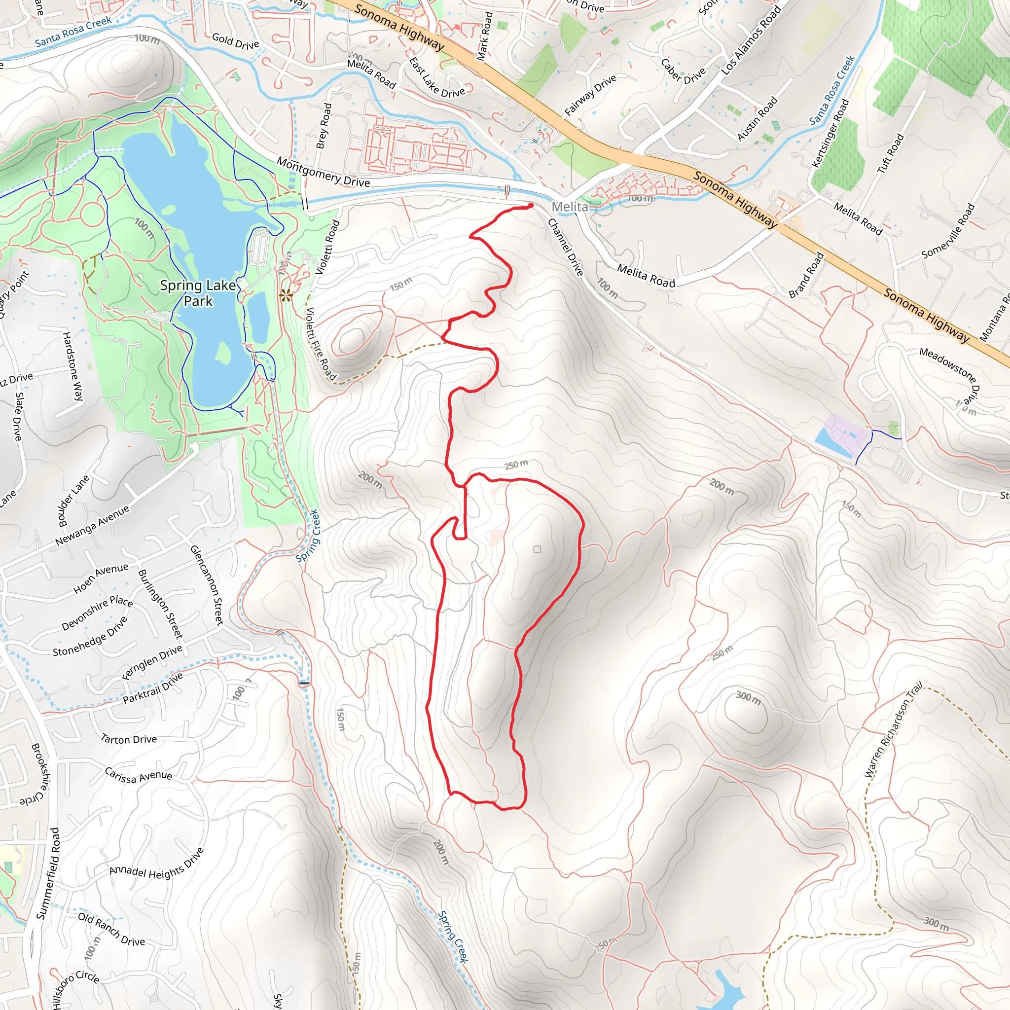 Rough-Go Loop Trail mobile static map