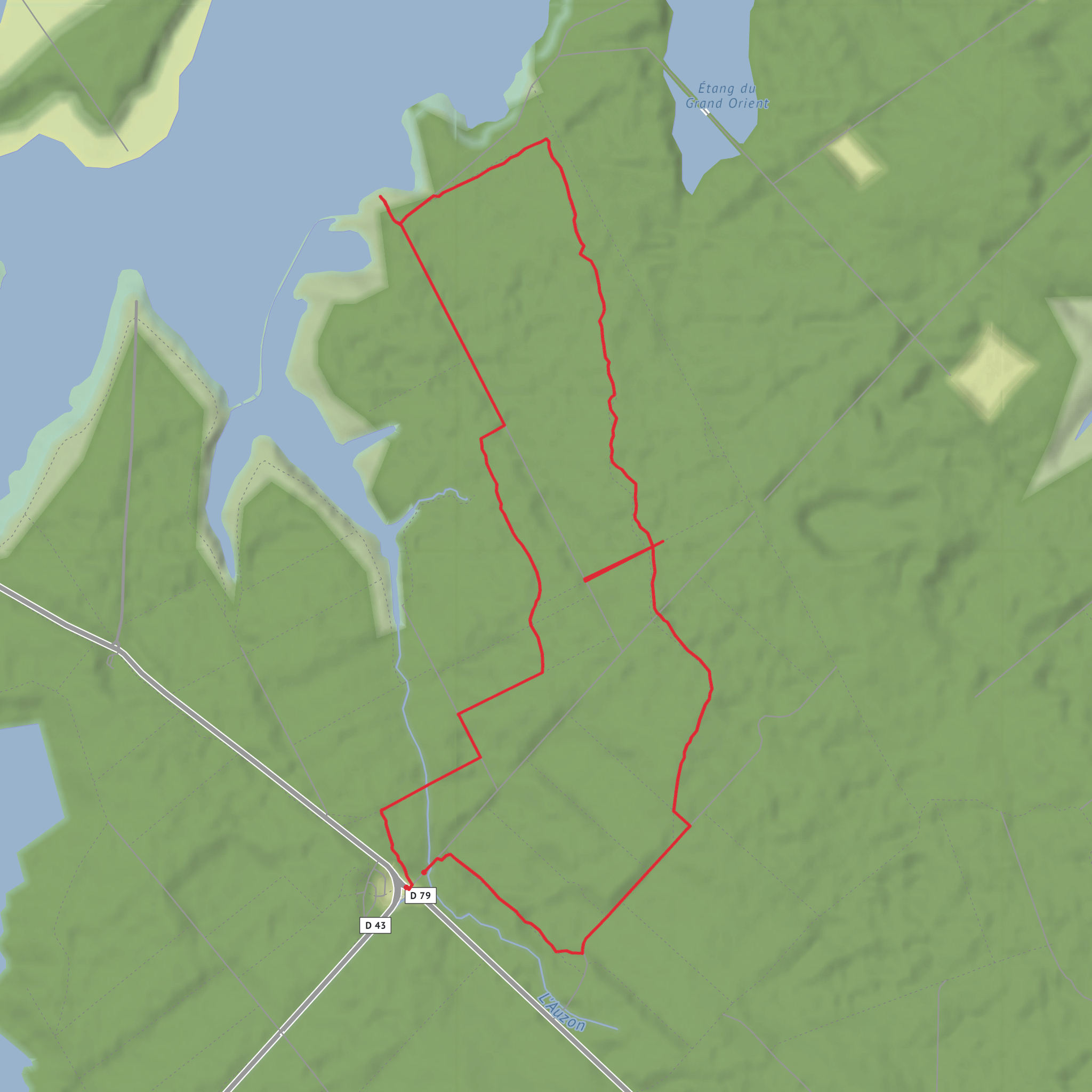 Sentier du Colosse aux pieds d'argile mobile static map