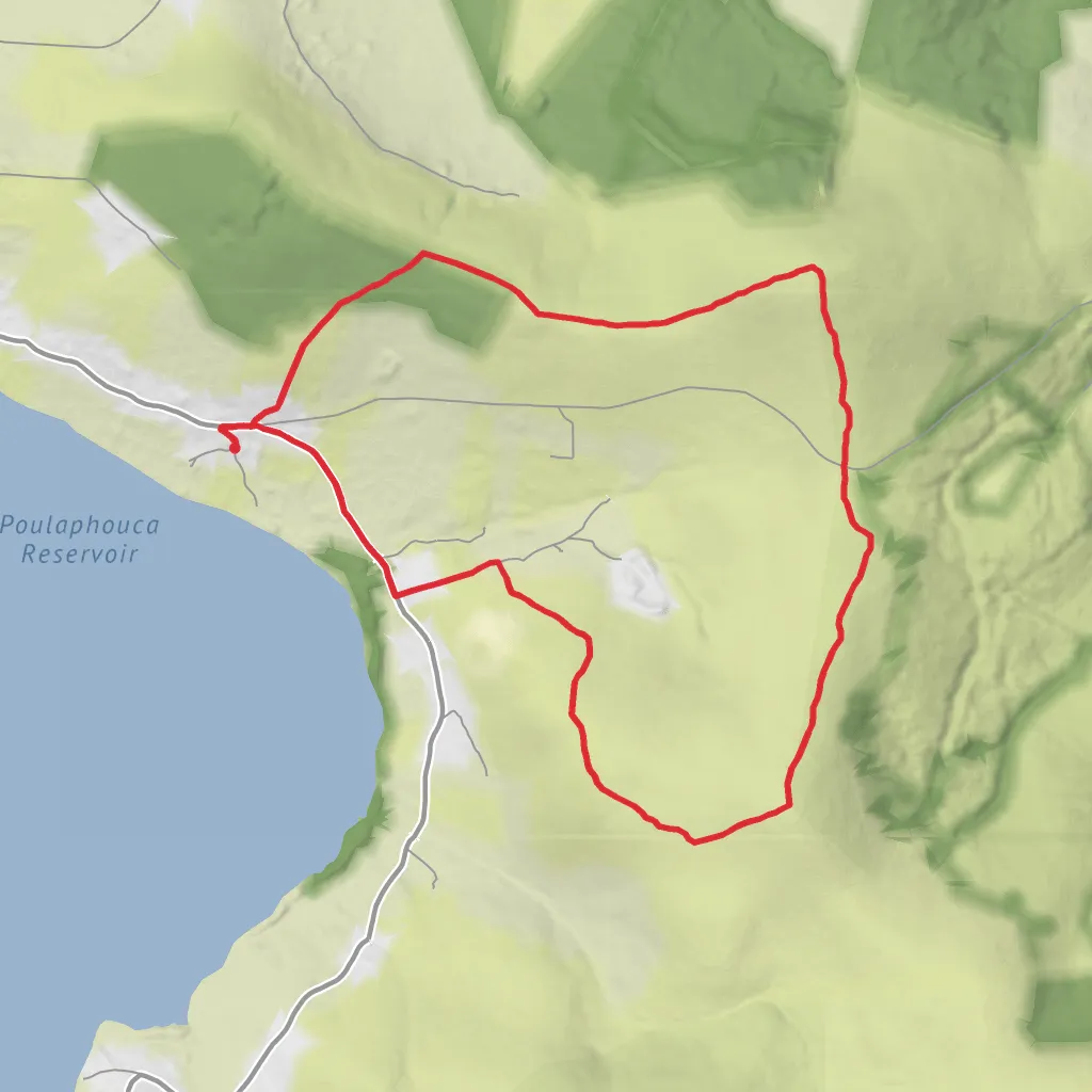 Lacken to Sorrell to the Black Hill Loop mobile static map