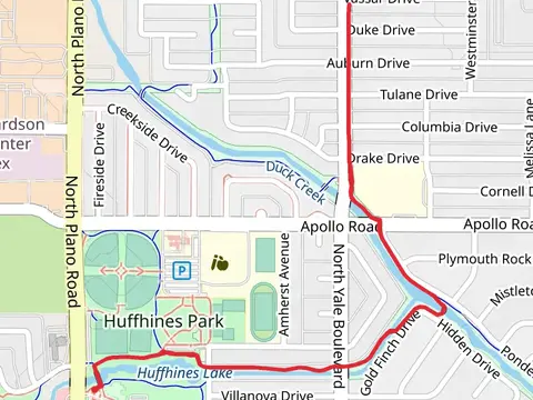 Huffhines Lake and Creek