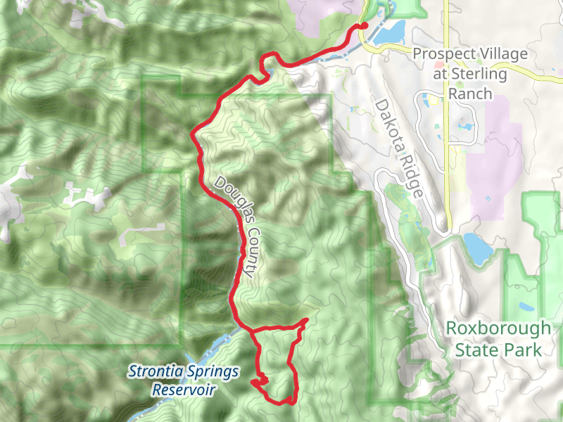 Colorado Trail from Platte Canyon Reservoir