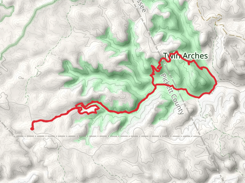 Twin Arches Loop and Slave Falls Trail