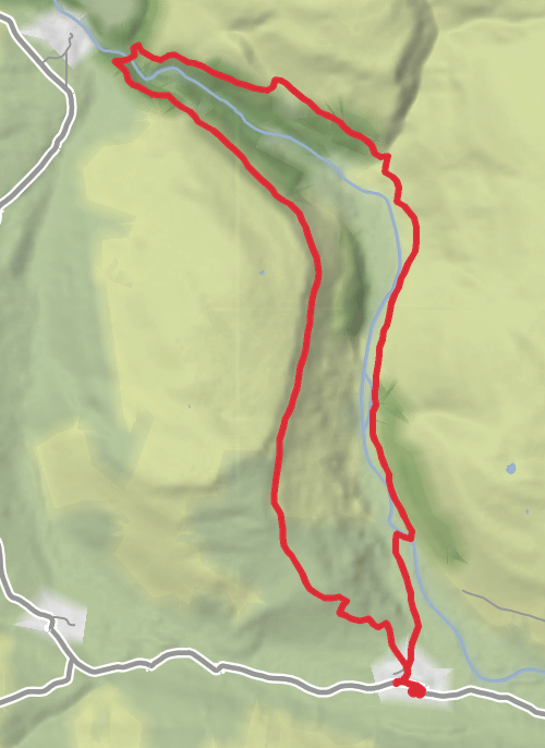 Muker loop  mobile static map
