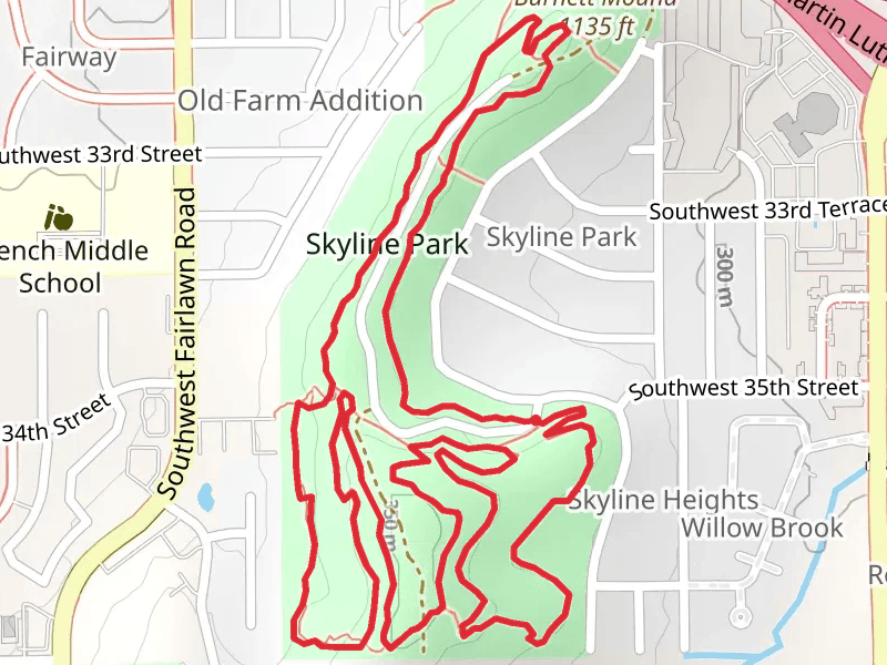 Burnett Mound and Skyline Park Loop
