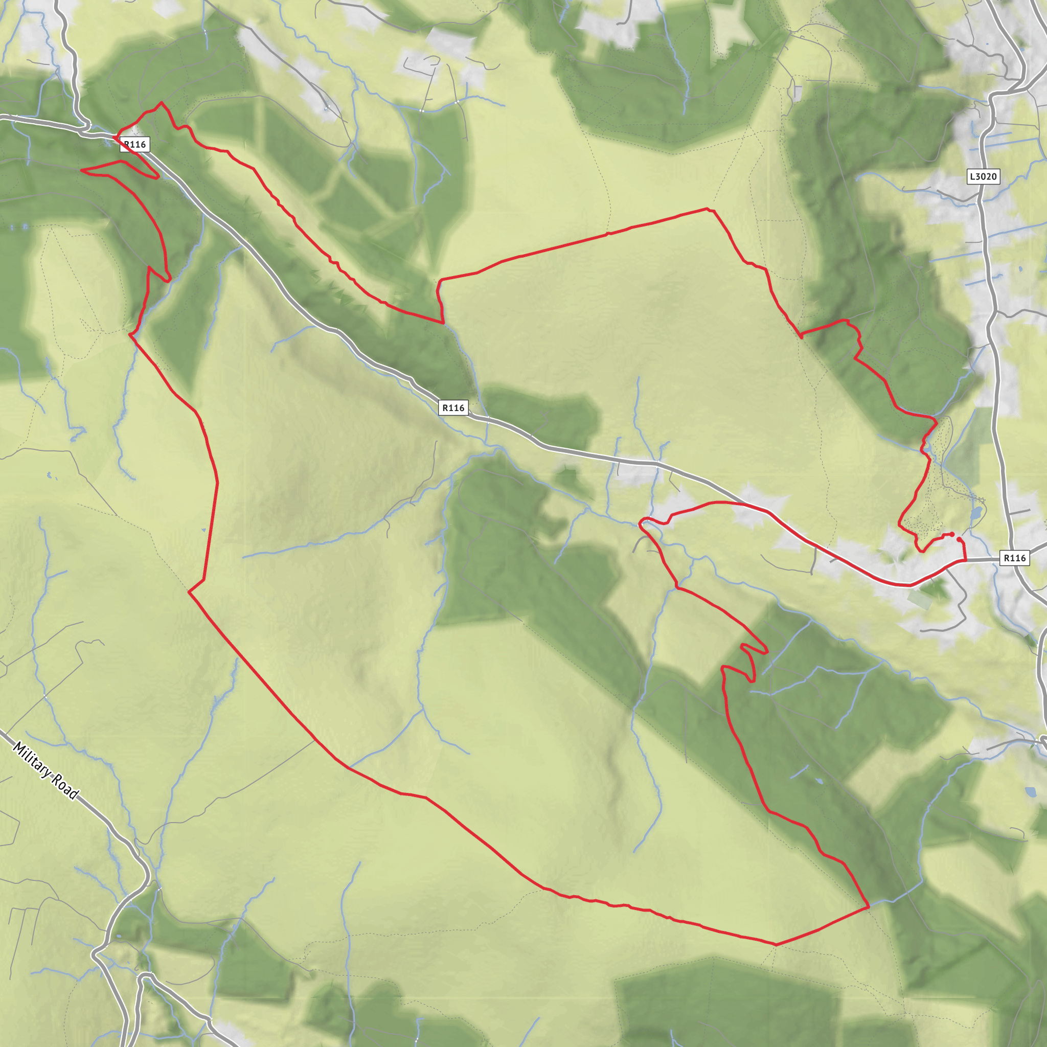 Lapof Glencullen mobile static map