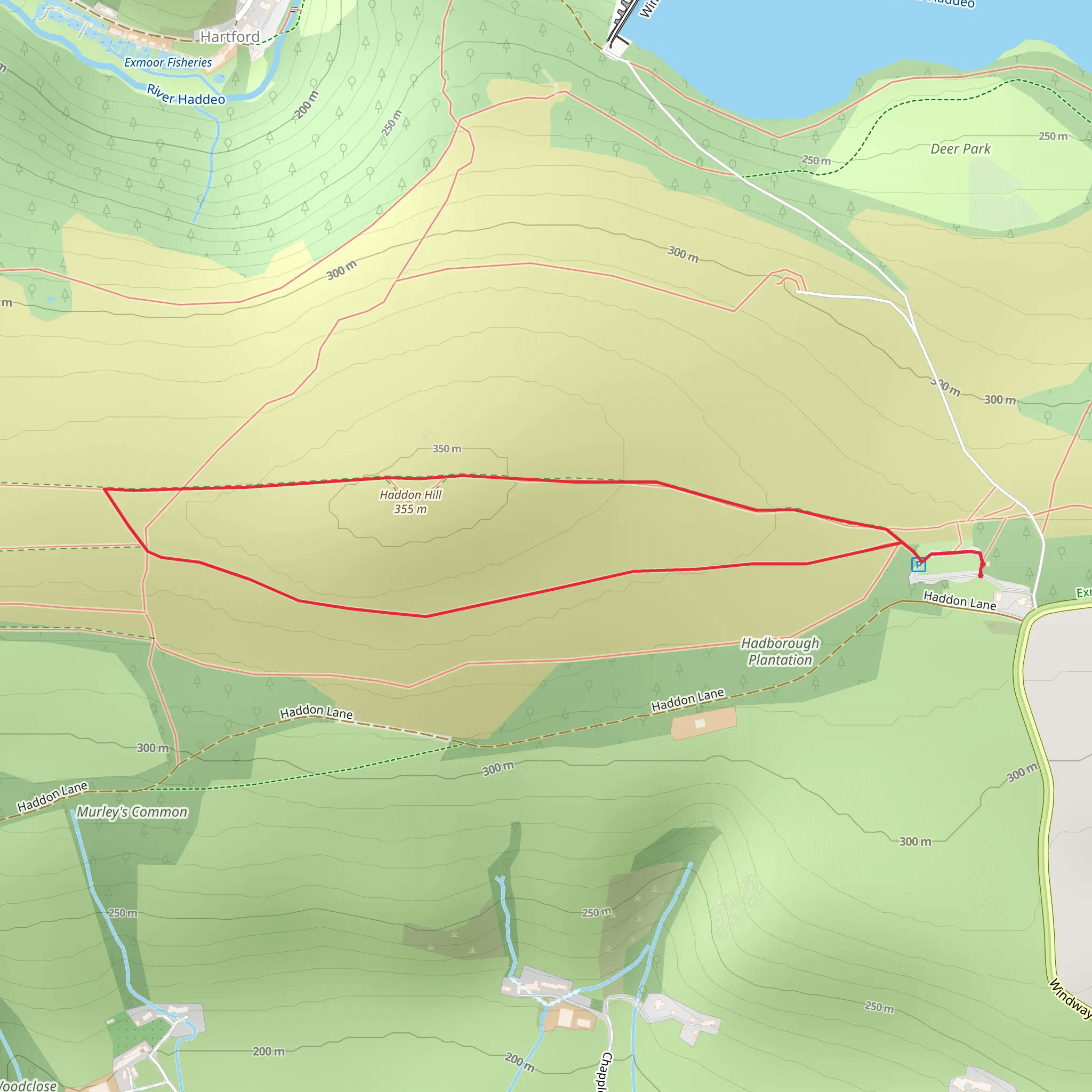Haddon Hill Circular mobile static map