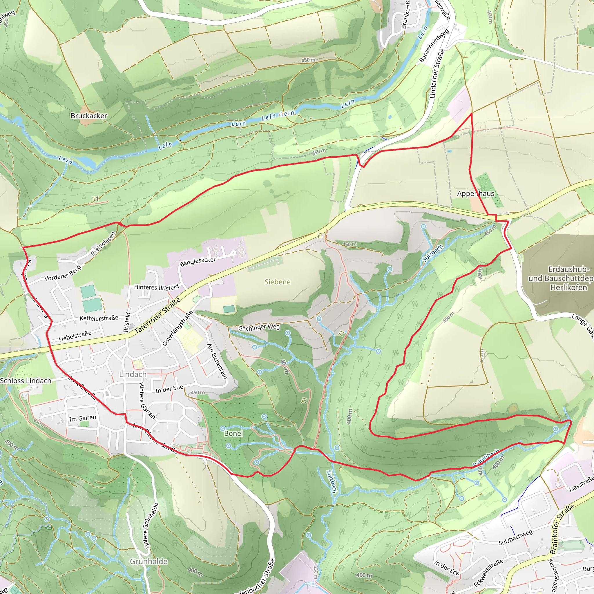 Nebenlinie des SAV mobile static map
