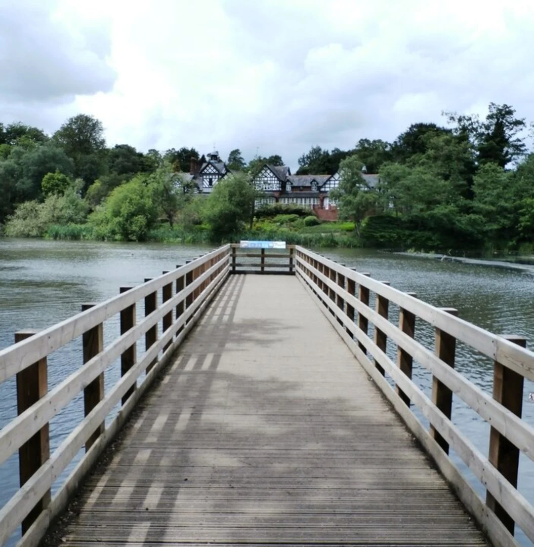 An image depicting the trail Worsley Woods and its surrounding area.