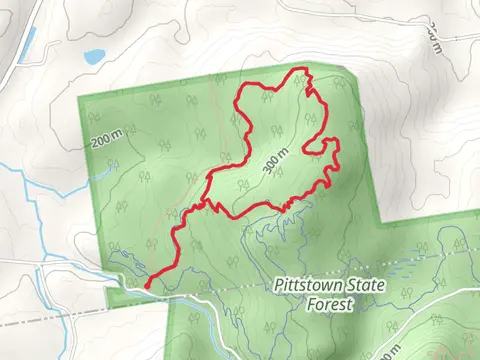 Zig Zag Trail From Ward Hollow Road