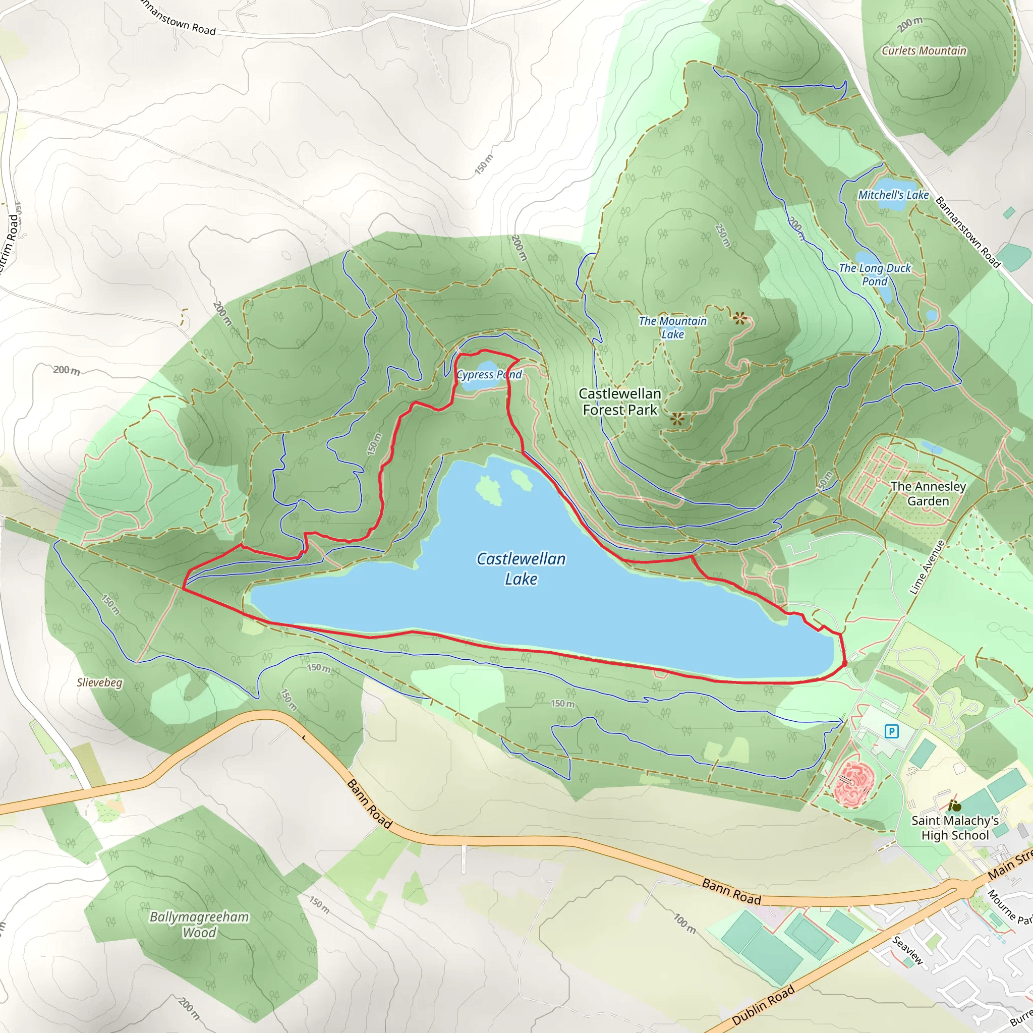 Cypress Pond Walk mobile static map