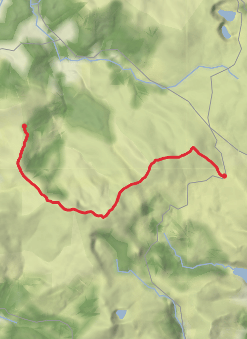 Corrigvore to Black Hill mobile static map