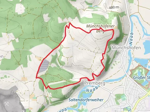 Muenchshofener Berg via Hoellohe Runde and Scharzenfeld