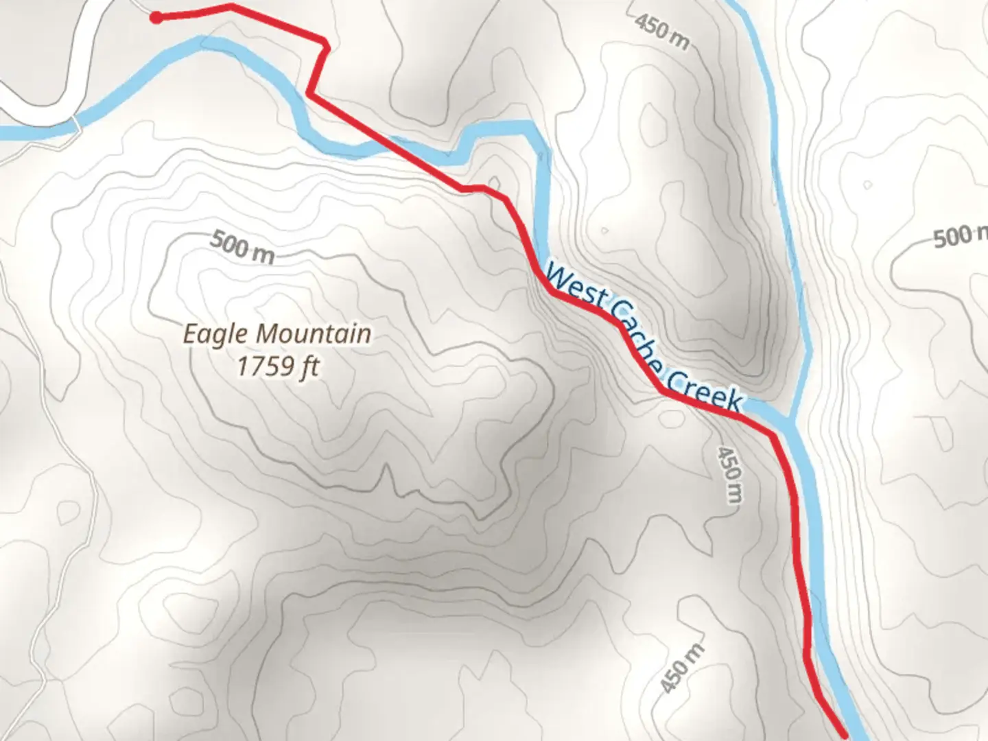 An image depicting the trail Narrows Trails and its surrounding area.
