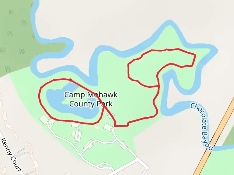 Camp Mohawk County Park Loop