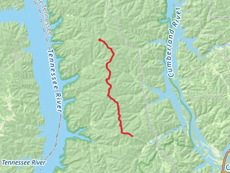 North-South Trail from Vinson