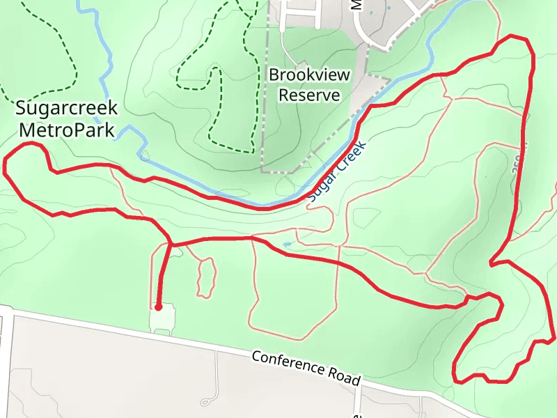 Sugarcreek MetroPark Green Trail Loop