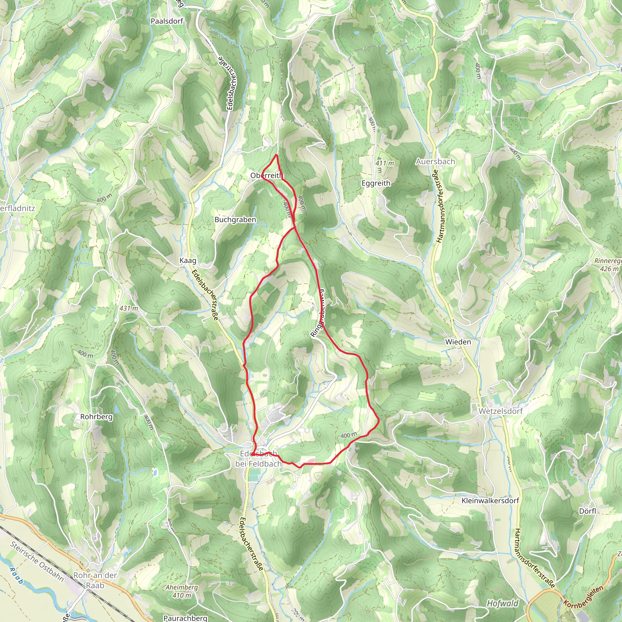 Kräuterwanderweg mobile static map