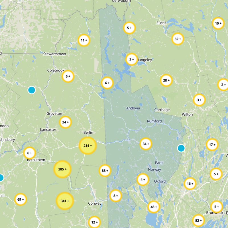 Oxford County Static Map