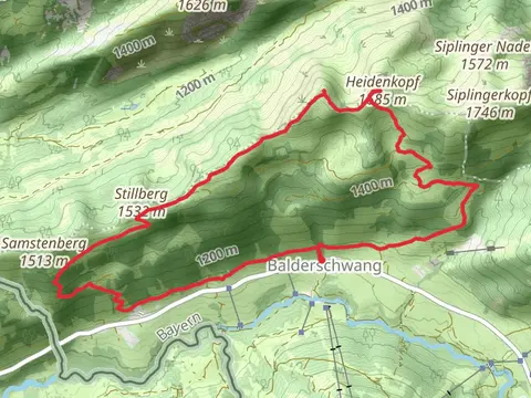 Heidenkopf and Girenkopf via Wanderwg 4
