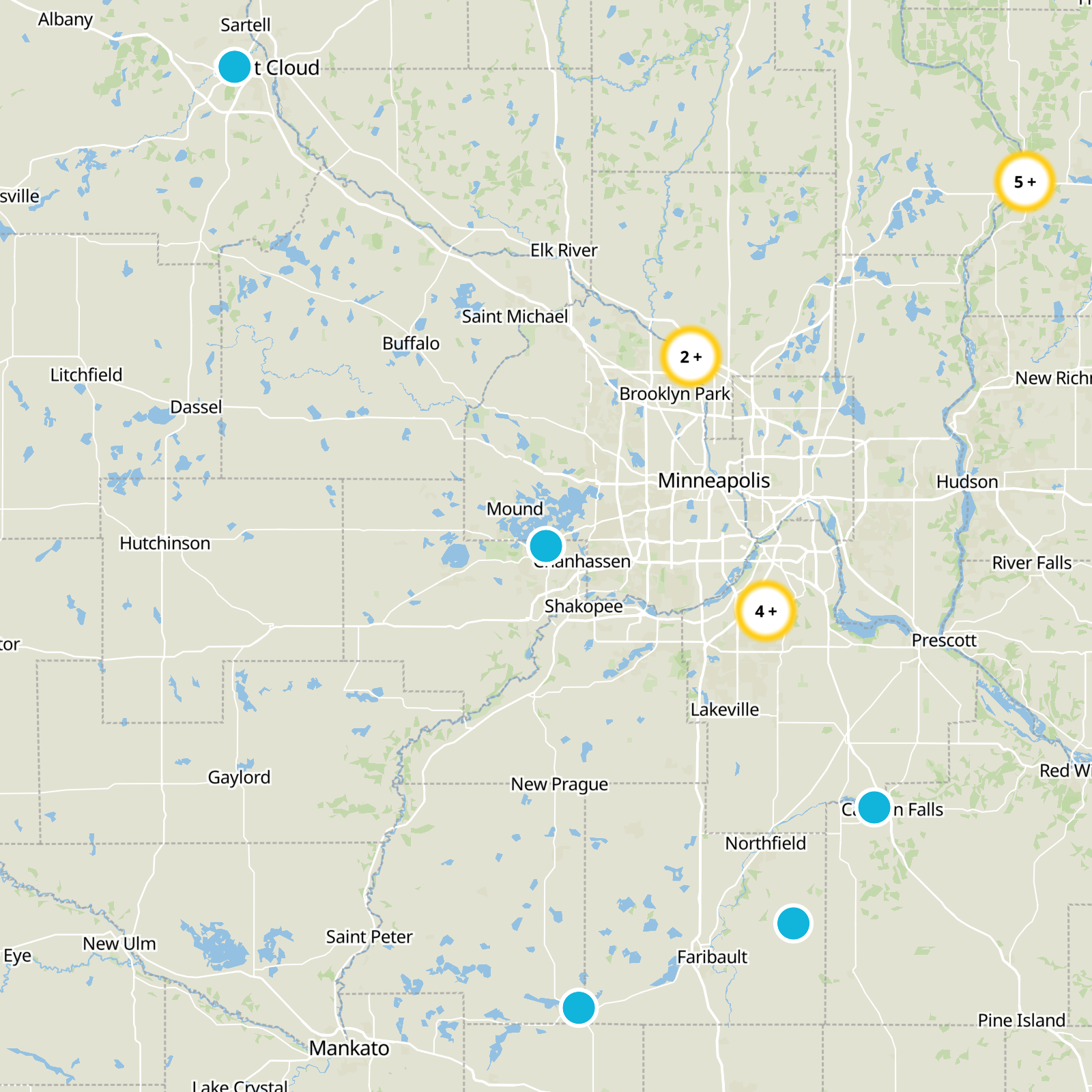 Carver County Static Map