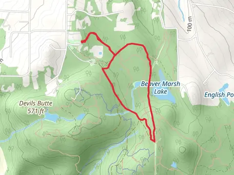 Pipeline Trail and Lower Lot Entrance Trail