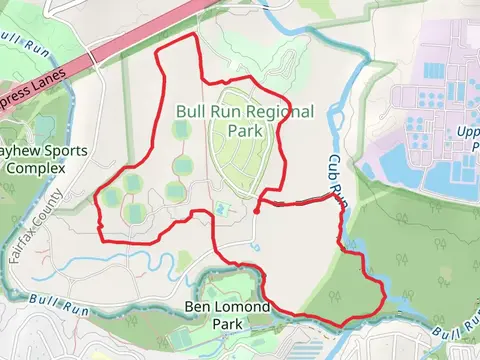 Bull Run Occoquan Trail and Yellow Loop Trail