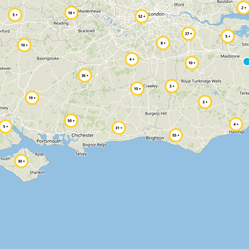 West Sussex Static Map