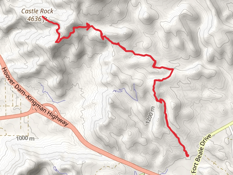 Castle Rock via Camp Beale Loop Trail