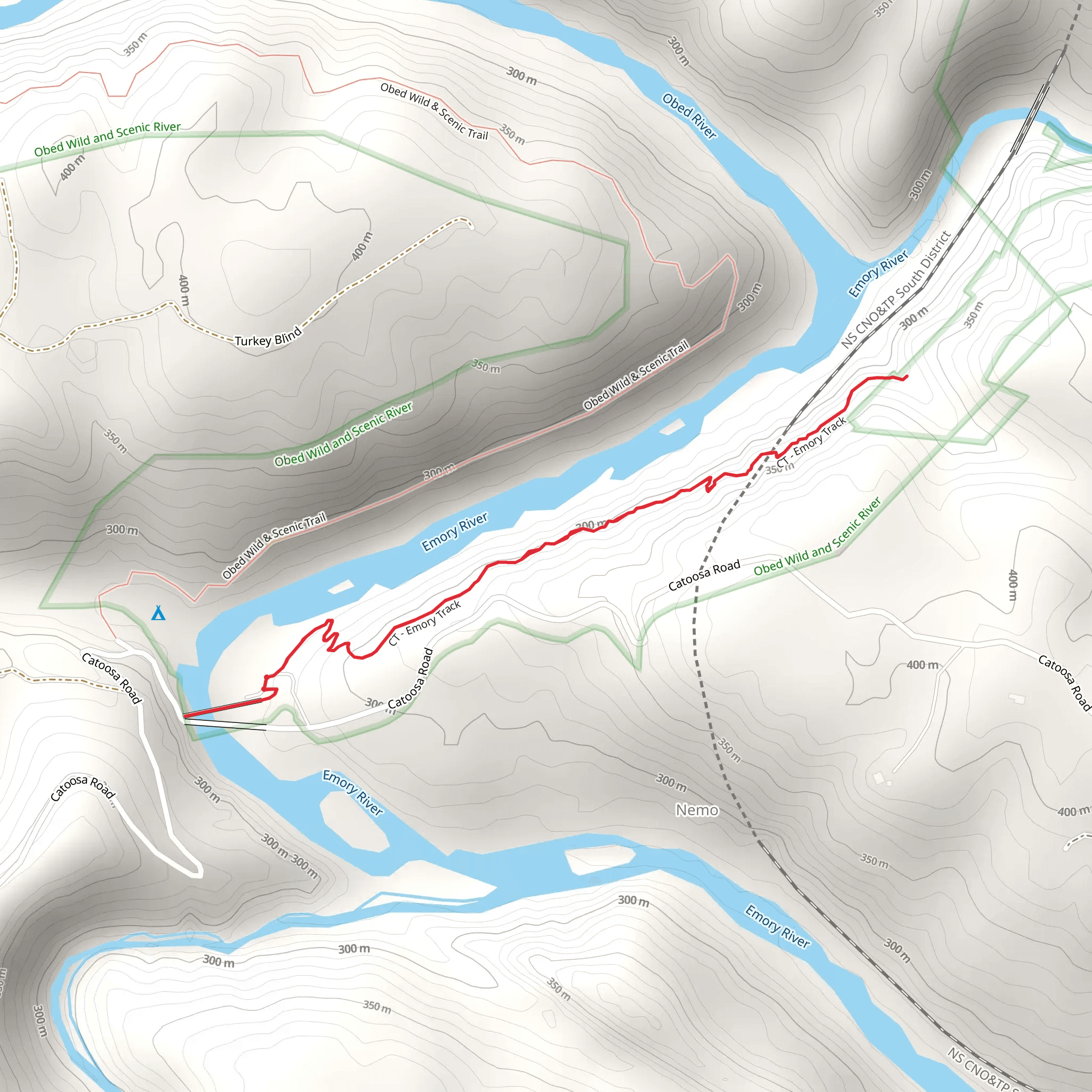 CT - Emory Track mobile static map