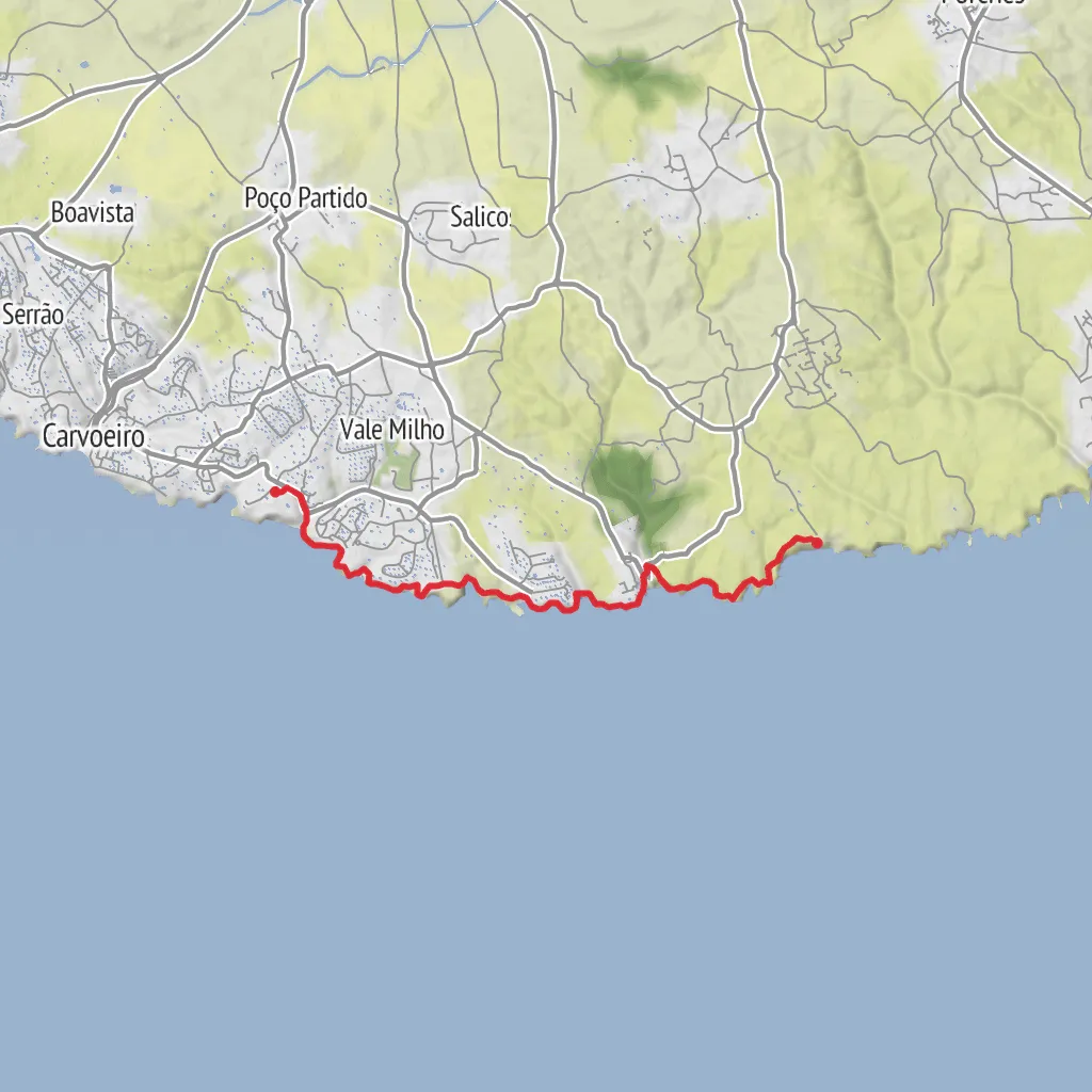 Seven Hanging Valleys mobile static map