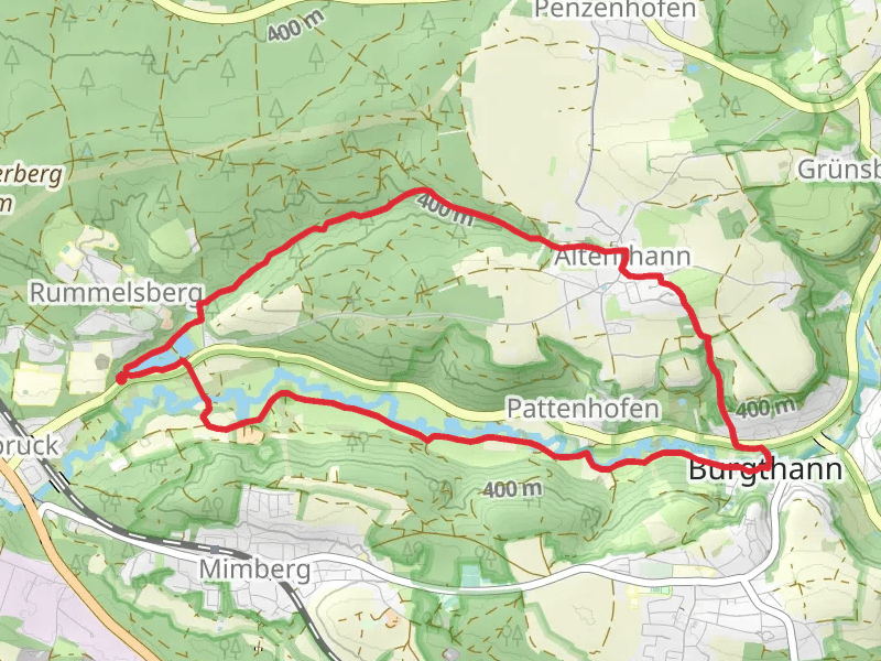 Fröschauer Weiher and Thanngraven via Zeidlerweg and Schwarzachtalweg Loop