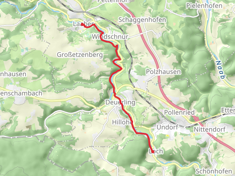 Loch to Laaber via Main Donau Weg