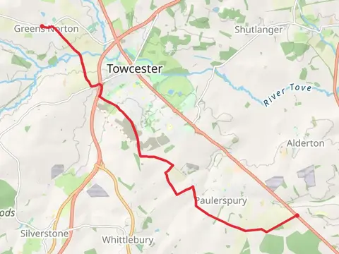 Littleworth to Watling Street via Grafton Way