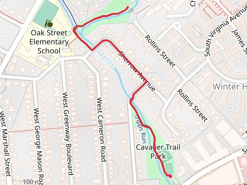 Cavalier Trail Park and Howard E Herman Stream Valley Park